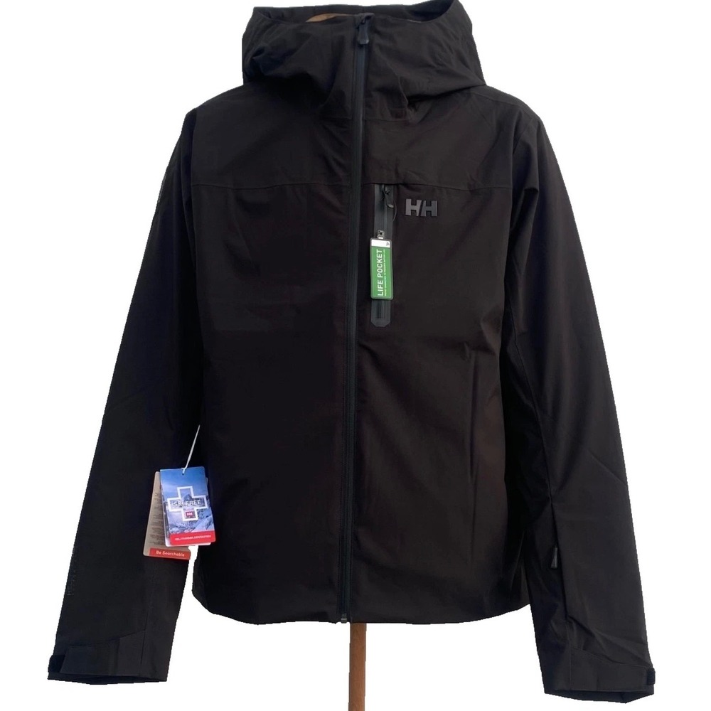 Helly Hansen Swift 3-in-1 Jacket Mens XL Black Waterproof Insulated‎ 65930-990